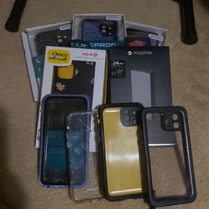 A pile of phone cases iPhone 11 Pro (not the max)